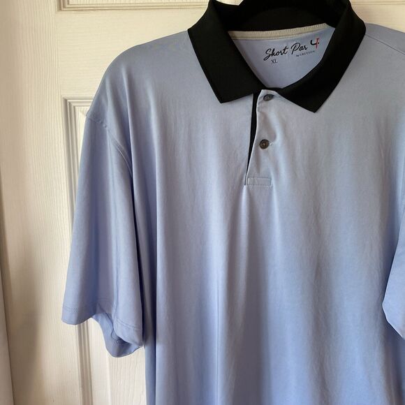 Greyson Polo Shirt Men’s XL Light Blue Short Par 4 Golf - Picture 3 of 11